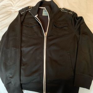Men’s Express Black Track Jacket size Large